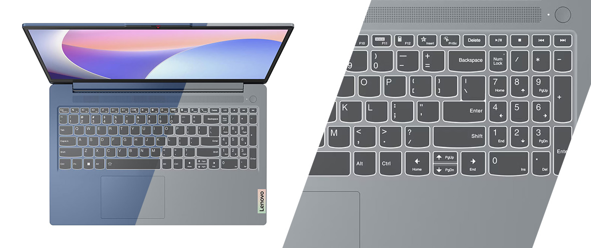 مقایسه لپ‌ تاپ لنوو 15.6 اینچی مدل IdeaPad Slim 3 i5(13420H) 8GB 512GB SSD intel UHD IPS Fingerprint and Backlight